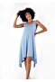 Front Asymmetric Dress (B24-460 00) - 2