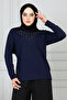 WOMEN'S MOTHER'S JERSEY 2-PIECE SET Stretch Fabric Long Sleeve Front Patterned Mother 'jersey Blouse Mother's Day Special Occasion (2 PIECES) - 7