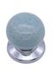 Porcelain Handle Cabinet Drawer Furniture Kitchen Handle Ruby Button Turquoise-Chrome-Skt0137 - 2