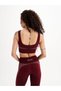 Infinity Women's Burgundy Seamless/Seamless Striped Bra/Sports Bra - 3