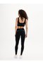 Infinity Collection Women's Black Seamless/seamless Striped Bra/sports Bra - 4