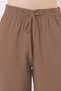 Brown Linen Blend Loose-Fit Trousers - 2