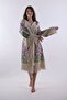 Peshtemal Bathrobe Muslin Cotton Beach Lavender Pattern 1 Piece Unisex Beachwear Kimono Kaftan