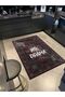 Written Collection No Drama Written Patterned Creative Modern Decorative Carpet 01