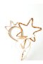 Sequin girl crown and star wand staff-gold - 3
