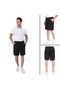 Comfortable Men's Cotton High Waist Thin Summer Linen Look Slouchy Shorts