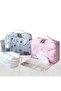 Pink Patterned Baby Diaper Care Bag Baby Organizer - 3