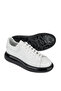 White Genuine Leather Men's Sneakers - 143423 Z120 - 4