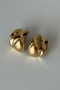 316L Stainless Steel Vintage Domed Earrings