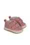 Pink Glitter Star Baby Girl Velcro Booties First Step Shoes-g-2356 - 2