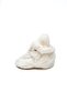 Ecru Plush Non-Slip Based Cotton Lined Snap Slippers - 3
