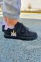Unicorn Printed Black Velcro Girls' Casual Sneaker Sports Shoes-S-1006