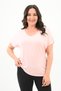 Women's V-Neck Plus Size t-shirt 1486-23