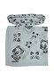 Cat Patterned Square and Elastic Parachute Bandana Set of 2 - 4