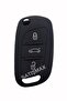 Luxury Citroen C1-C2-C3-C4-C5 Peugeot 306-407- 807 Ds Ds4-Ds6 Key Case Cover Silicone Black