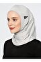 Sports Hijab - Athletic Athlete Ready-To-Wear Comfortable Microfiber Hijab Sport Hijab Bonnet - Light Gray
