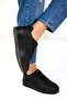 Black-Black Women's Sneakers 17105 - 4