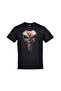 Unisex Black Punisher Iron Printed Tshirt