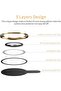 For Iphone 13 Pro/13 Pro Max Compatible Aluminum Alloy Tempered Glass Camera Lens Protector (Set of 3) Gold - 5