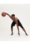 Basketball 3/4-Short Knee Sports Leggings Black White Four Pack - 7