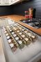 8 Pieces Spice Organizer In-Drawer Plexiglass Stand 35*10 cm (Excluding Jars) Z350 - 5