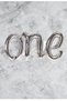 Best One Written Silver Color Foil Balloon Set 104X46 cm