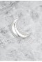 Best Silver Color Moon Shaped Foil Balloon 45X38 cm