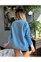 Women's Plus Size Anesthesia Printed Oversized Crew Neck Sweatshirt - 4