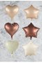 Best 6 Piece Heart Star Foil Balloon Set