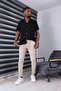 Beige Slim Fit Jogger Pants - Particulated and Special Pattern - 5