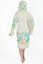 Peshtemal Bathrobe Muslin Cotton Beach Undersea Pattern 1 Piece Unisex Beachwear Kimono Kaftan - 5