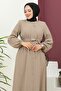 Casual Cut Rabia Crepe Ferace - 3
