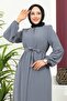 Casual Cut Rabia Crepe Ferace - 3