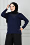 WOMEN'S MOTHER'S JERSEY 2-PIECE SET Stretch Fabric Long Sleeve Front Patterned Mother 'jersey Blouse Mother's Day Special Occasion (2 PIECES) - 8