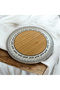 Bamboo Serving and Presentation Plate - Special Design Round Plate, 20*20*1.5 Cm - 5
