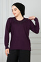 WOMEN'S MOTHER'S JERSEY 2-PIECE SET Stretch Fabric Long Sleeve Front Patterned Mother 'jersey Blouse Mother's Day Special Occasion (2 PIECES) - 5