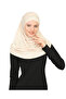 Two Piece Ready to Wear Neck Collar Hijab Shawl Ready Scarf Viscose - Beige
