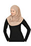 Two Piece Ready to Wear Neck Collar Headscarf Shawl Ready Scarf Viscose - Dark Mink - 3