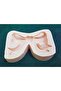 7.5cm Bow Ribbon Silicone Mold K-291, Scented Stone Soap Plaster Candle Mold - 2