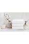 Set of 3 White 100% Cotton Hotel Bath Towels 90X150 Cm, Hotel Towels - 6