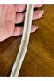 SARFI ZIRCON STONE WHITE RIBBON SEWING CLOTHING ACCESSORY WIDTH 1 CM (1 METER)