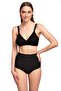 Rosalinda High Waist Black Laser Panties