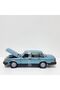 1.24 Scale Welly Brand Licensed Volvo 240 Gl Blue Color - 3