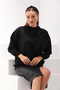 Women's White Floral Appliqué New Season Sweatshirt - 3