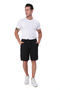 Comfortable Men's Cotton High Waist Thin Summer Linen Look Slouchy Shorts - 2
