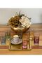 Set of 6 Real Gold Plated 6 Color Coffee Water Cups, Dowry Box, Gift, Luxury, Luxurious - 2