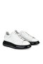 White Genuine Leather Men's Sneakers - 143423 Z120 - 2