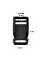 Plastic Bag Buckle Clip Adjustable Buckle Snap Locking Buckle Backpack Buckle Apparatus Set of 5 - 3