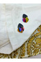 Handmade Custom Design - Polymer Clay Tip Dimensional, Heart and Triangle Earrings - 3