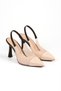Women's Skin Transparent Detailed Heeled Shoes 3084 - 4